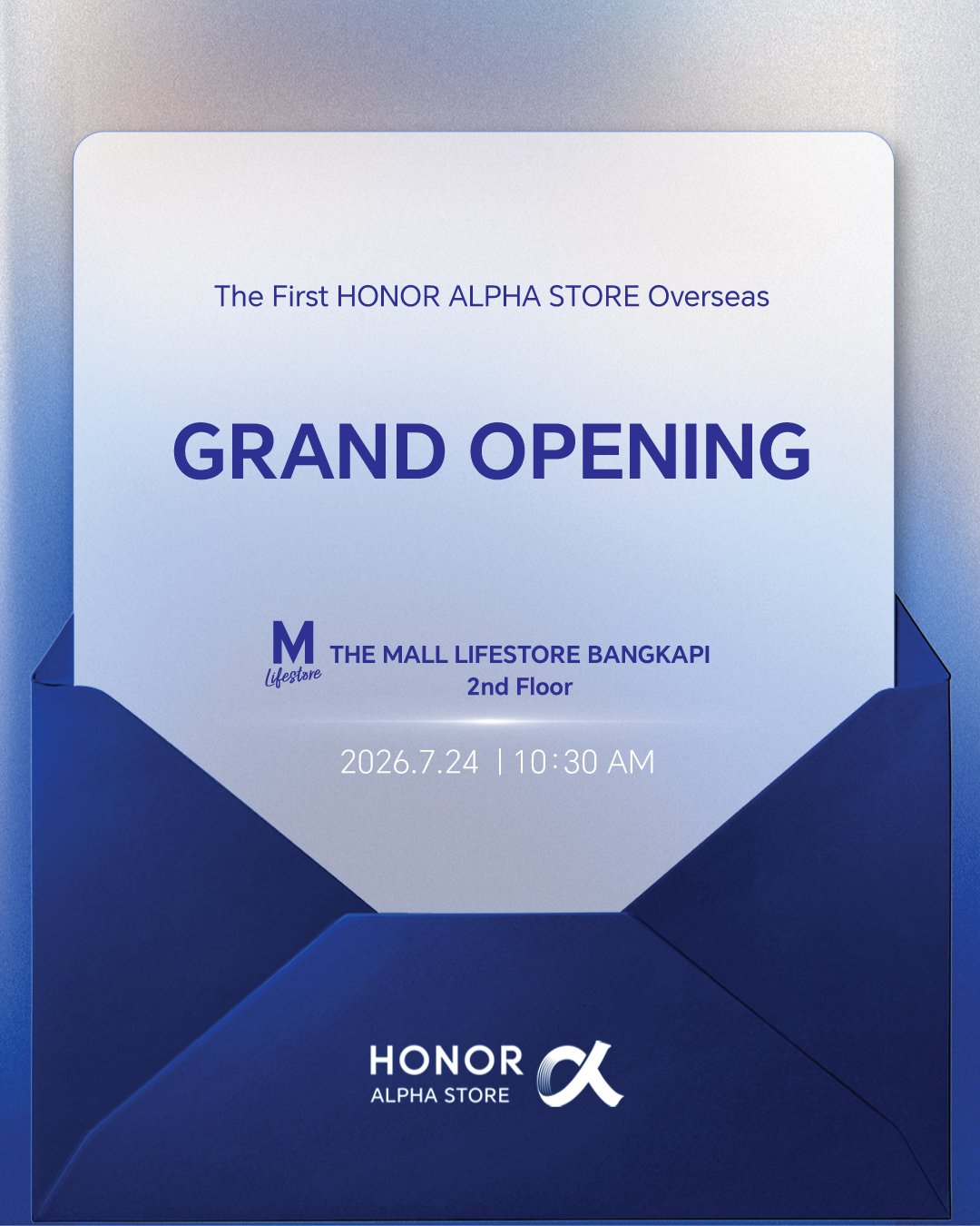 HONOR ปักหมุดไทย เปิด ‘HONOR Alpha Store’ แห่งแรกในตลาดต่างประเทศ ยกระดับประสบการณ์ AI Ecosystem สู่ผู้บริโภคไทย