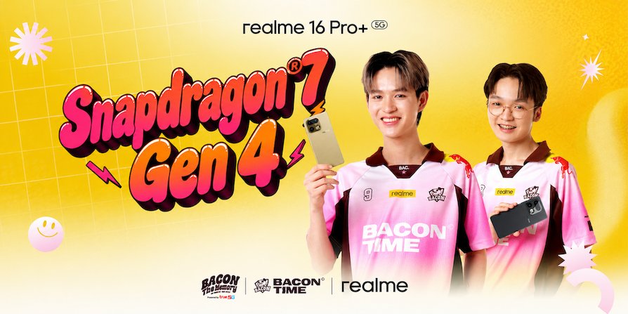 realme เตรียมเปิดบูธเกมมิงในงาน Bacon The Memory วันที่ 26 กรกฎาคม พร้อมกิจกรรมและของรางวัล